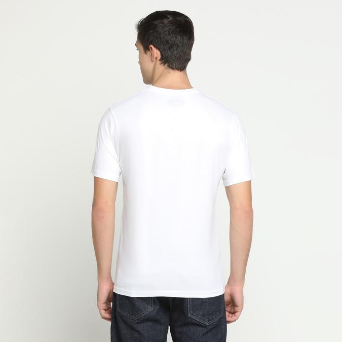 R&B Round Neck White T-Shirt image number 2