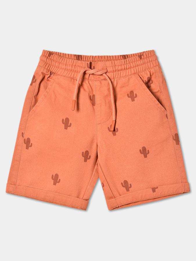 R&B Boys Brown Shorts & 3/4Ths image number 0