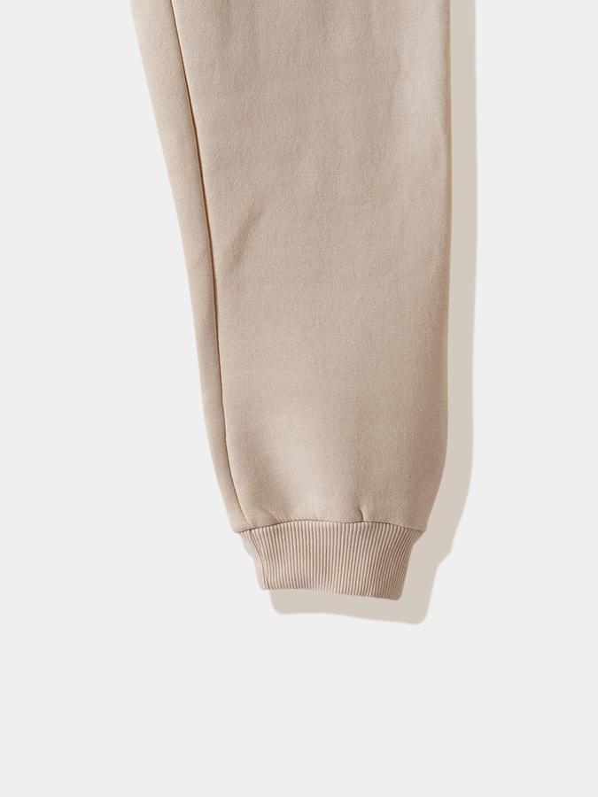 Boys Cotton Tapered Fit Drawstring Waist Cuffed Hem Joggers