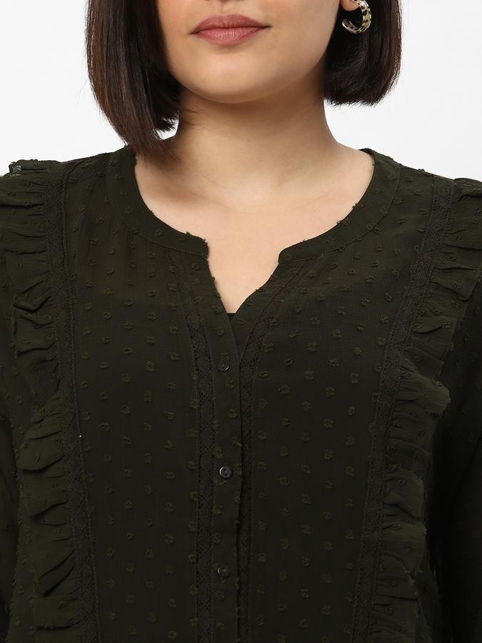 Women Swiss Dot Top image number 3