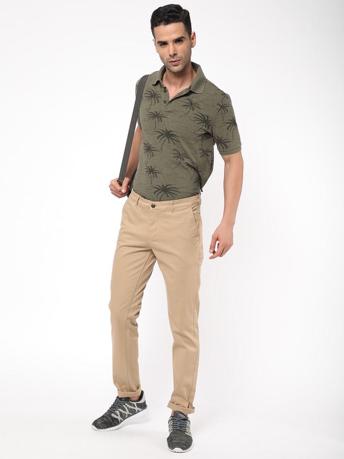 R&B Men Khaki Trousers image number 1