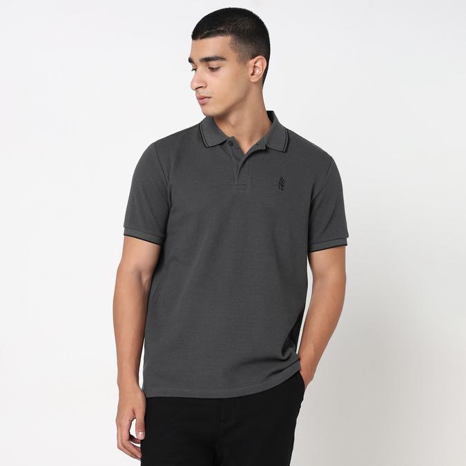 MENS TEXTURE POLO image number 1