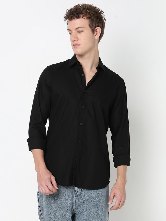 R&B MEN'S FULL SLEEVE Solid SHIRT image number 1