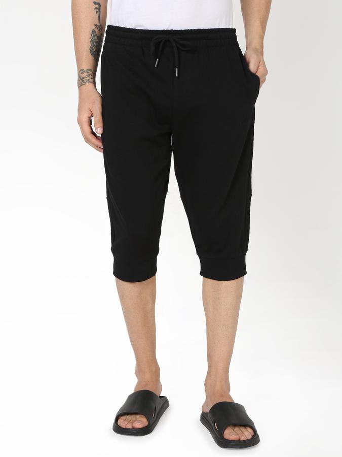 Boys Cotton Relaxed Fit Drawstring Waist Cuffed Hem Shorts