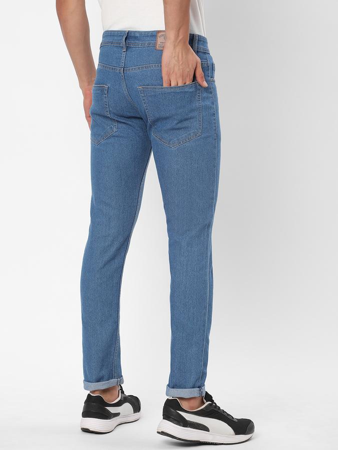 R&B Men's Basic Skinny Fit Jeans image number 2