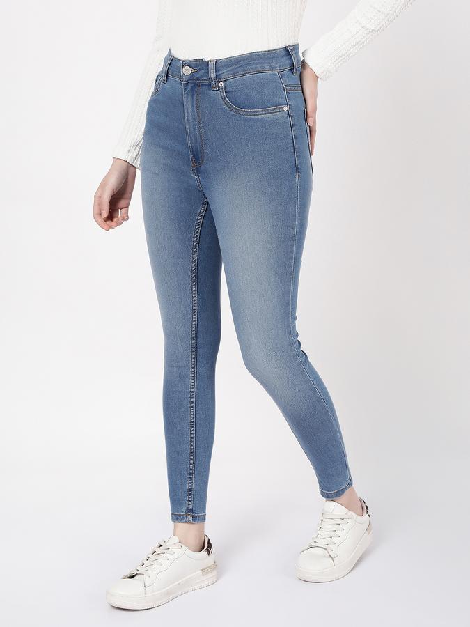 Women Mid-Rise Skinny Jeans image number 1
