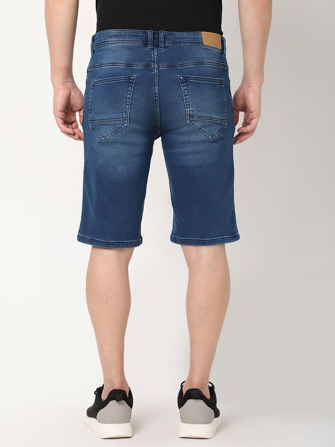 Men Regular Fit Denim Shorts image number 3