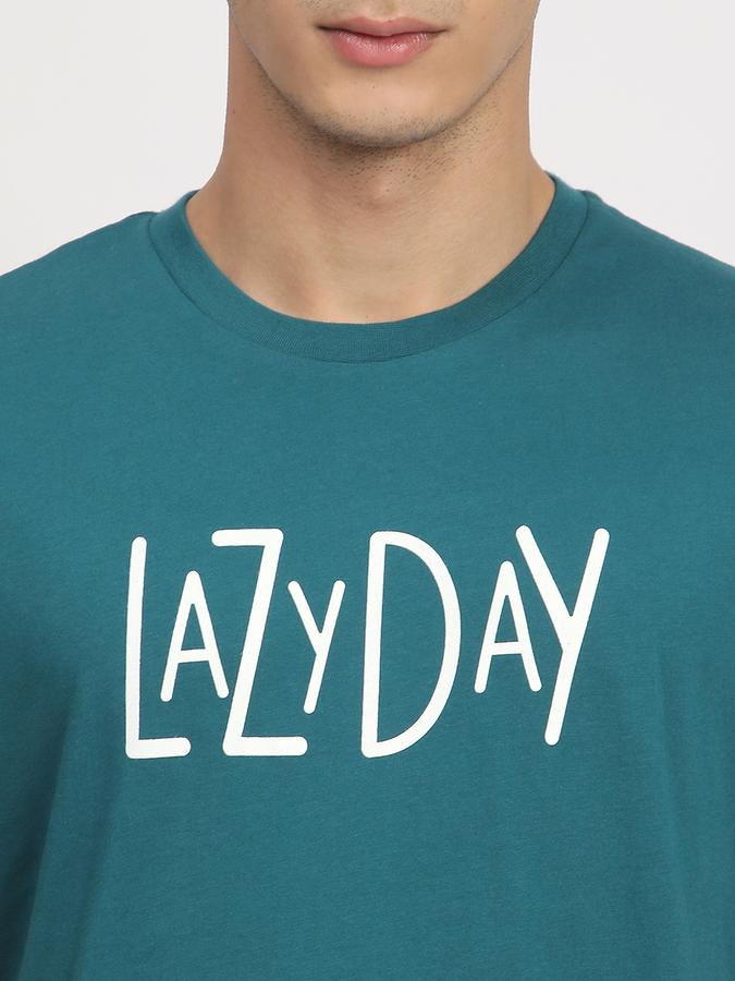 Men Polycotton Regular Fit Elastic Waist Open Hem Trackpants