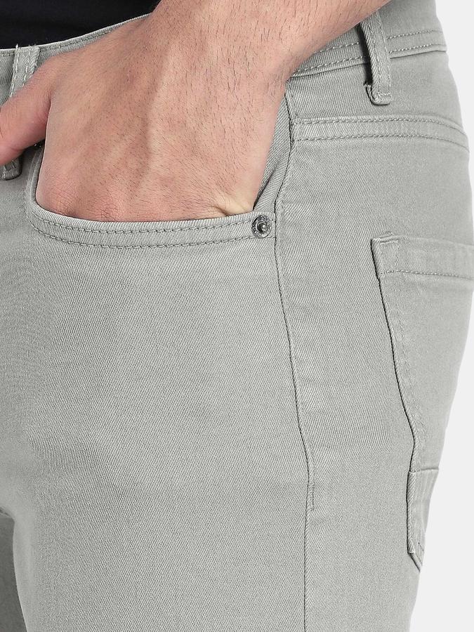 R&B Green Slim Fit Men Mid Rise Jeans