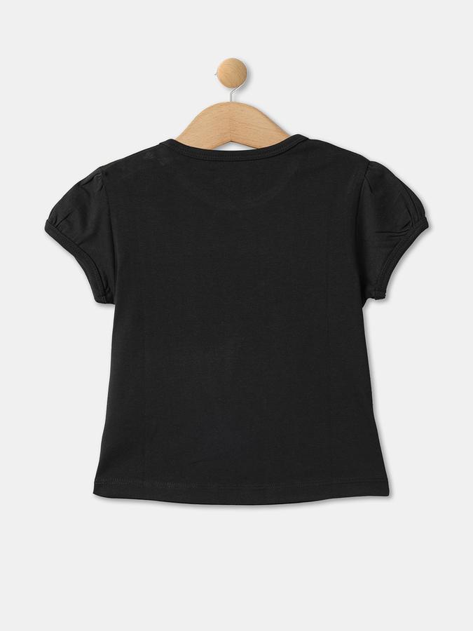 Girls Graphic Print Regular Print Round-Neck T-Shirt image number 1