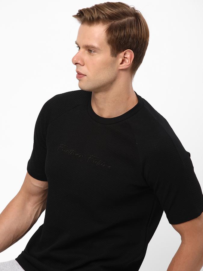 R&B Men's Solid Structured T-Shirt image number 0