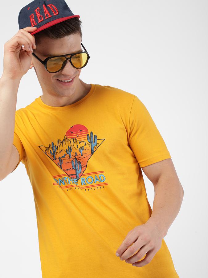 R&B Men Yellow T-Shirts image number 0