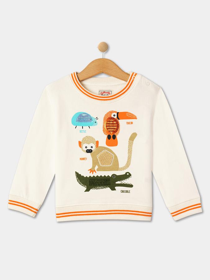 R&B Boys White Sweatshirts & Hoodies
