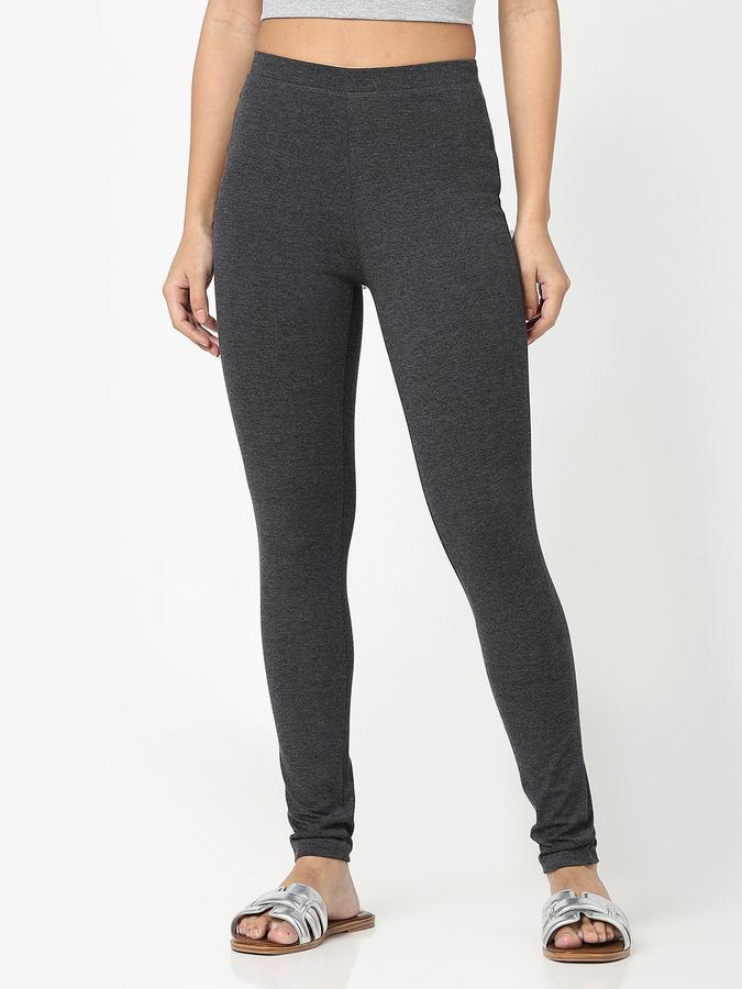 Women Cotton Regular Fit High Rise Solid Tights