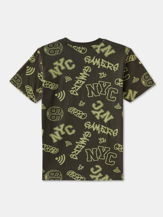 Boys Relaxed Fit Short Sleeve Crew Neck T-Shirt