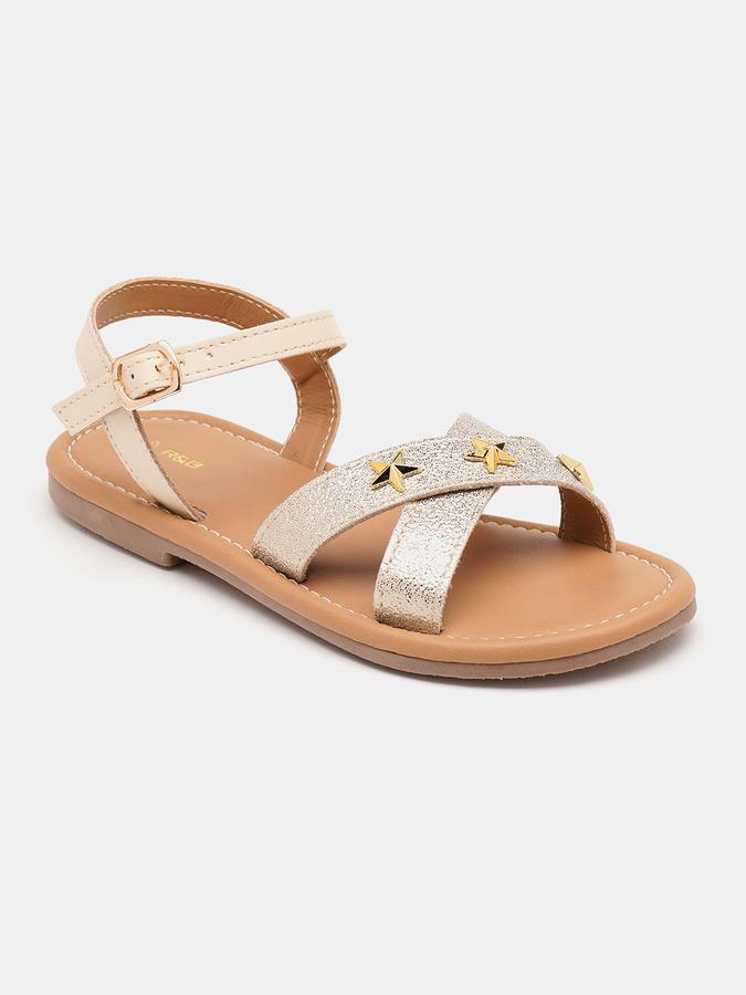 Girls Criss-Cross Flat Sandals image number 2