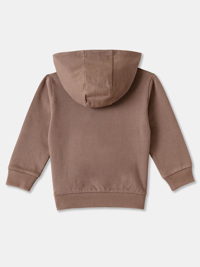 Boys Cotton Relaxed Fit Hooded Graphic Hoodie