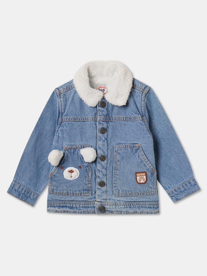 Boys Applique Shirt Collar Jackets Full-length image number 0