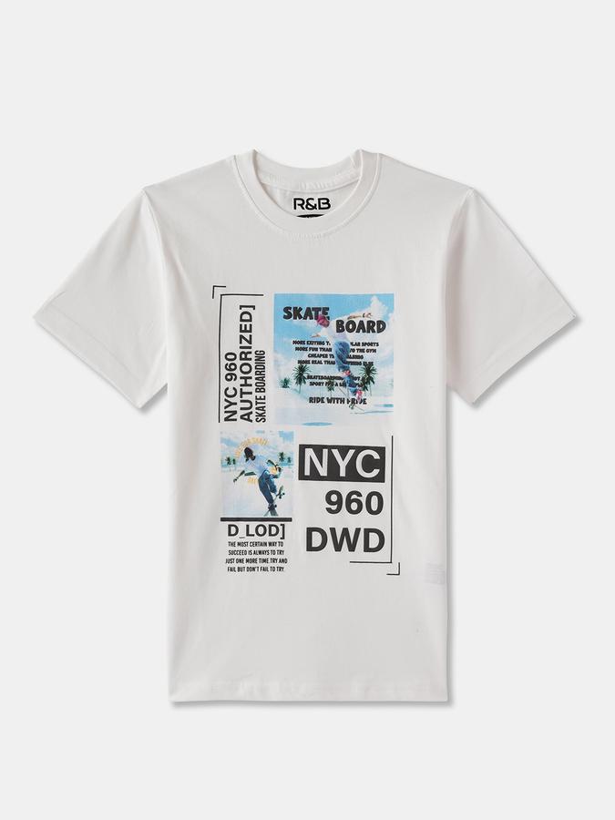 Boys Regular Fit Short Sleeve Crew Neck T-Shirt