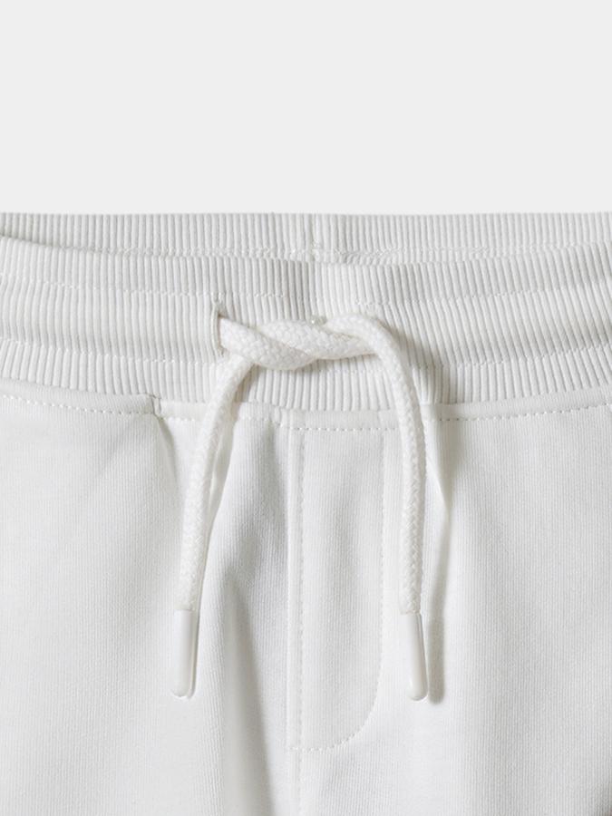 Boys Cotton Regular Fit Drawstring Waist Cuffed Joggers
