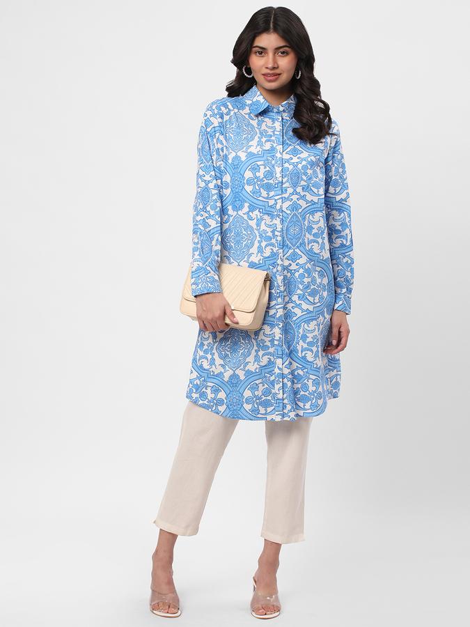 Women Floral Print Tunic image number 1