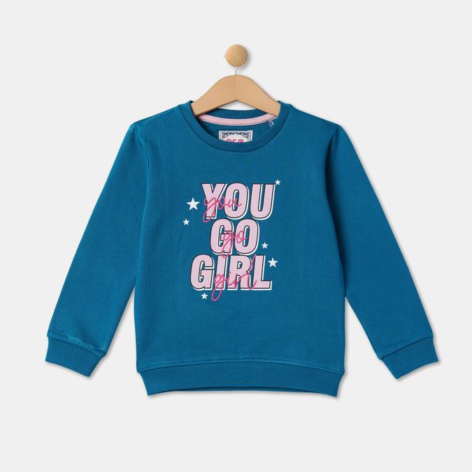 R&B Girl's Round Neck Sweat Top