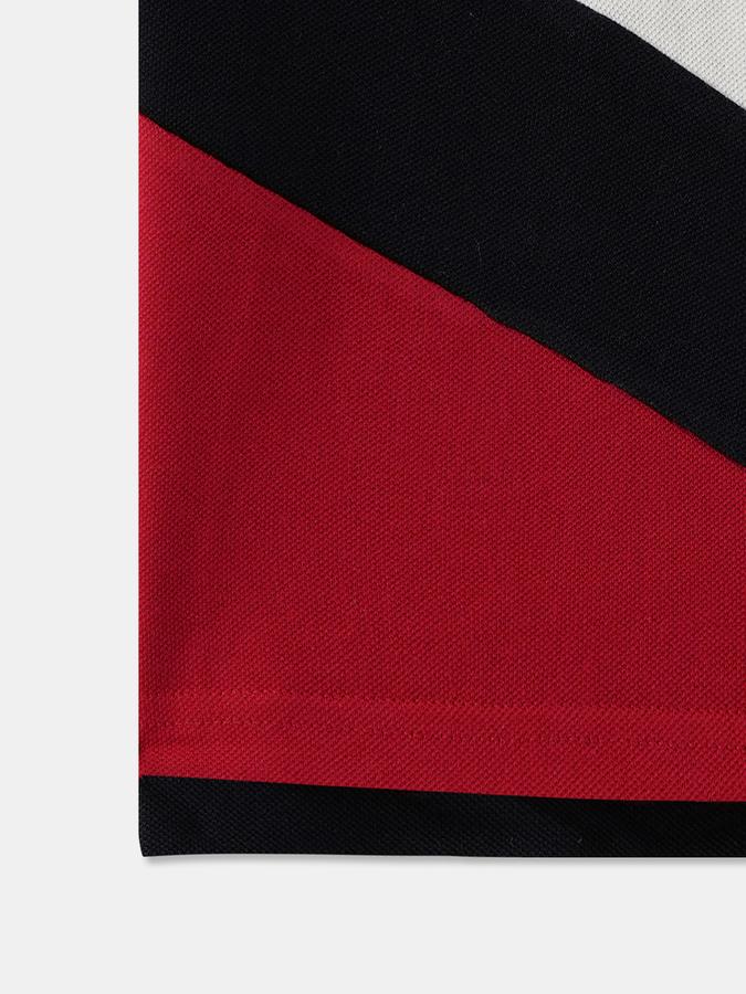 Baby Boys Colorblock Pure Cotton Oversized T Shirt image number 3