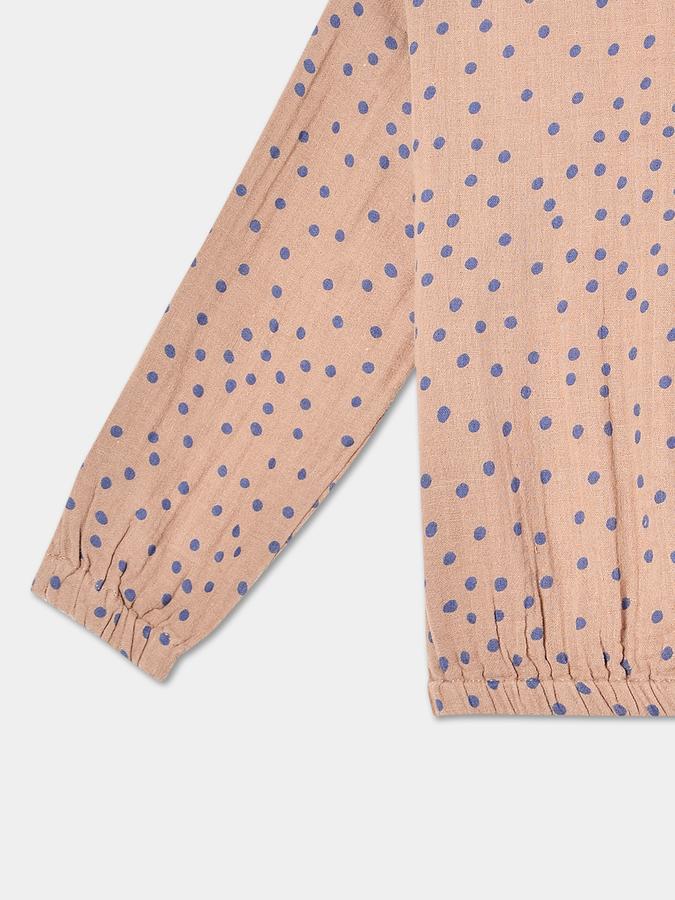 Girls Rayon Regular Fit Crew Neck Long Sleeve Printed Top