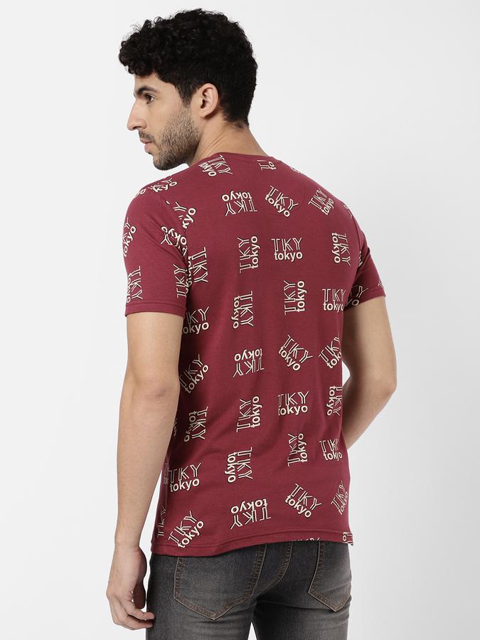 R&B Men Maroon T-Shirts image number 2