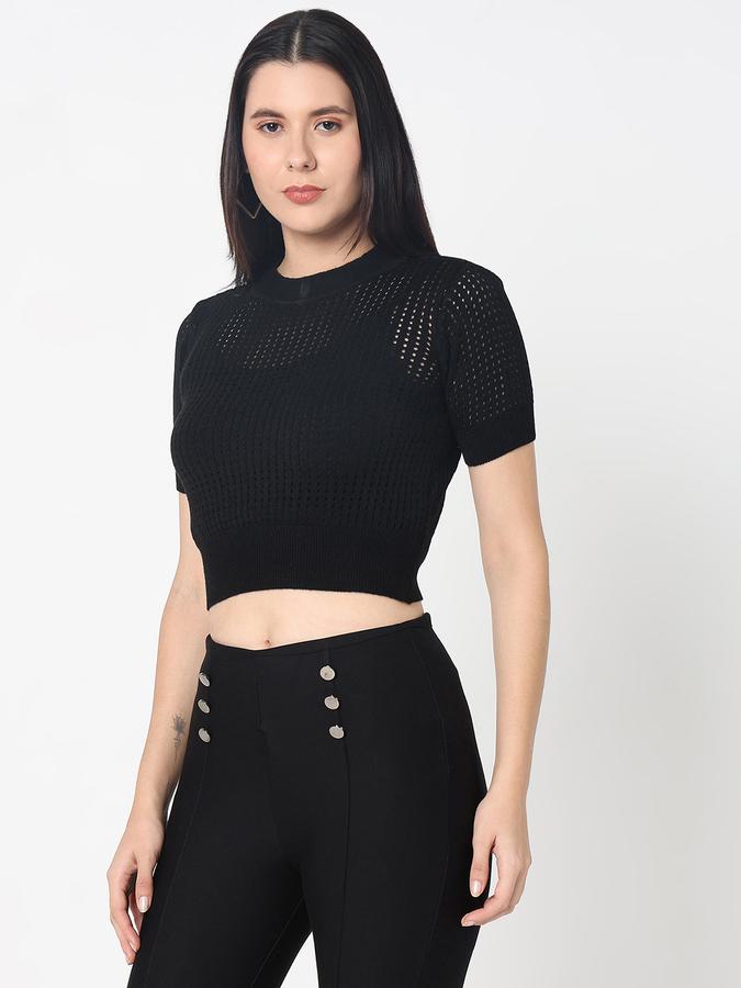 Casual Solid Women Top image number 2