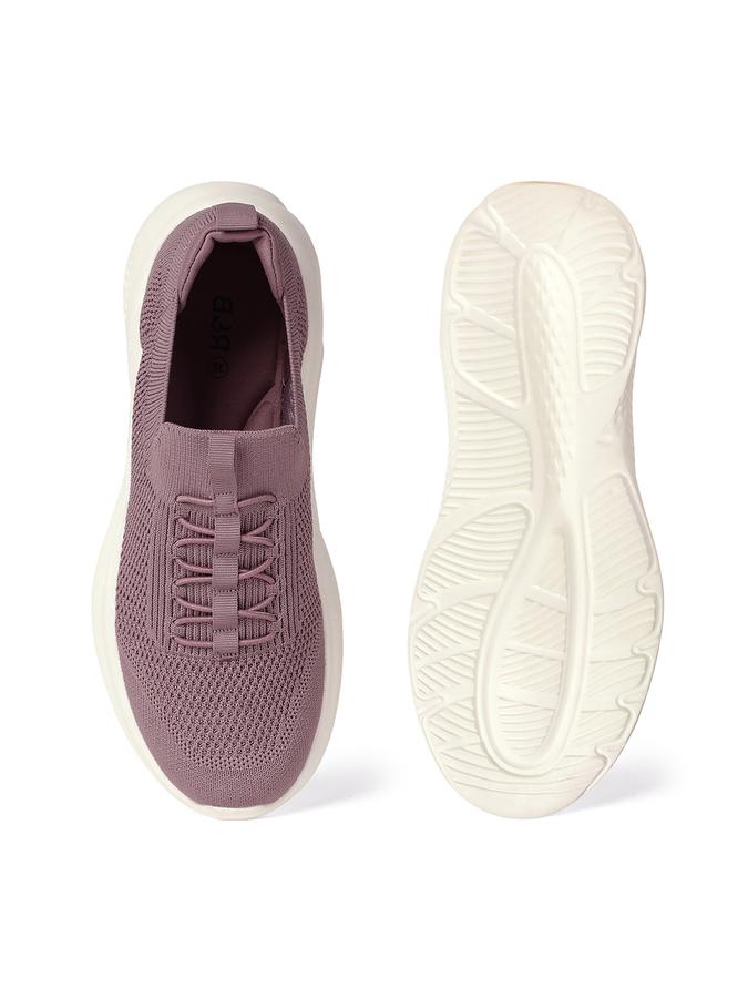 R&B Women Light Pink Lace-Ups Sports Shoes