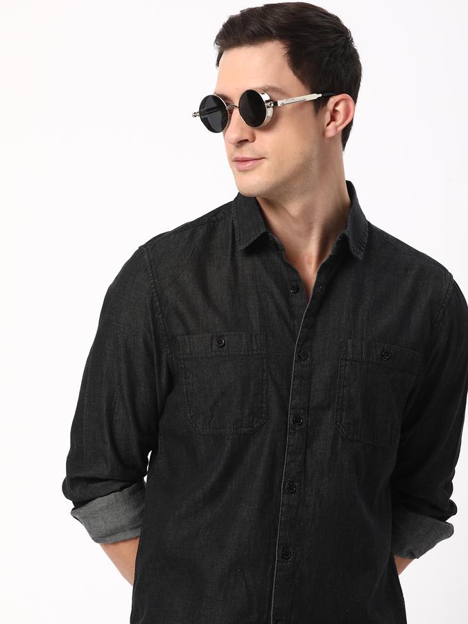 R&B Men Black Shirts