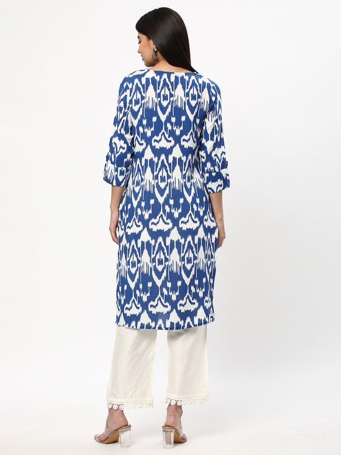 Women Micro Print Kurta image number 2