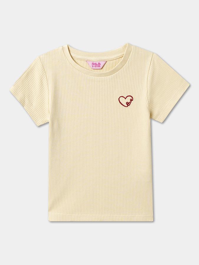 Girls Pure Cotton A-line Top Multicolor - Pack of 2 image number 3