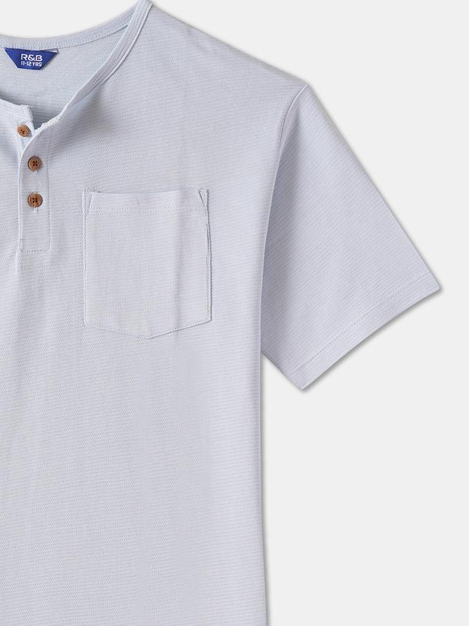 R&B Boys SHORT SLEEVE Solid T-SHIRT image number 2