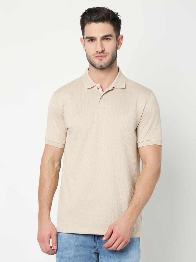 Men Regular Fit Round-Neck T-Shirt image number 0