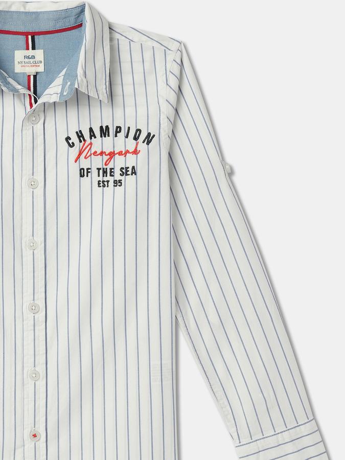 R&B Boys Striped Shirt image number 2