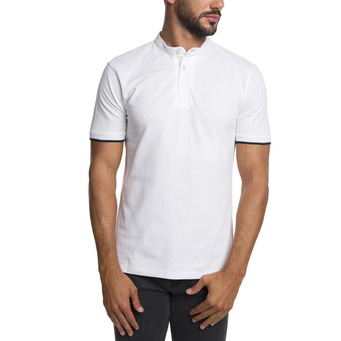 R&B Henley White T-Shirt image number 2