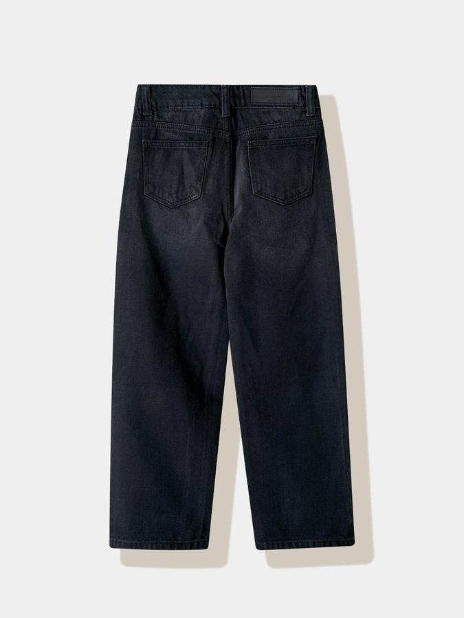 Girls Cotton Straight Fit Mid Rise Plain Jeans