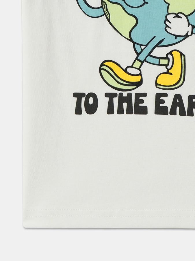 Boys Printed Pure Cotton Regular T Shirt image number 3
