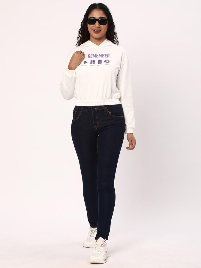 R&B Women's Cropped Sweatshirthirt image number 1