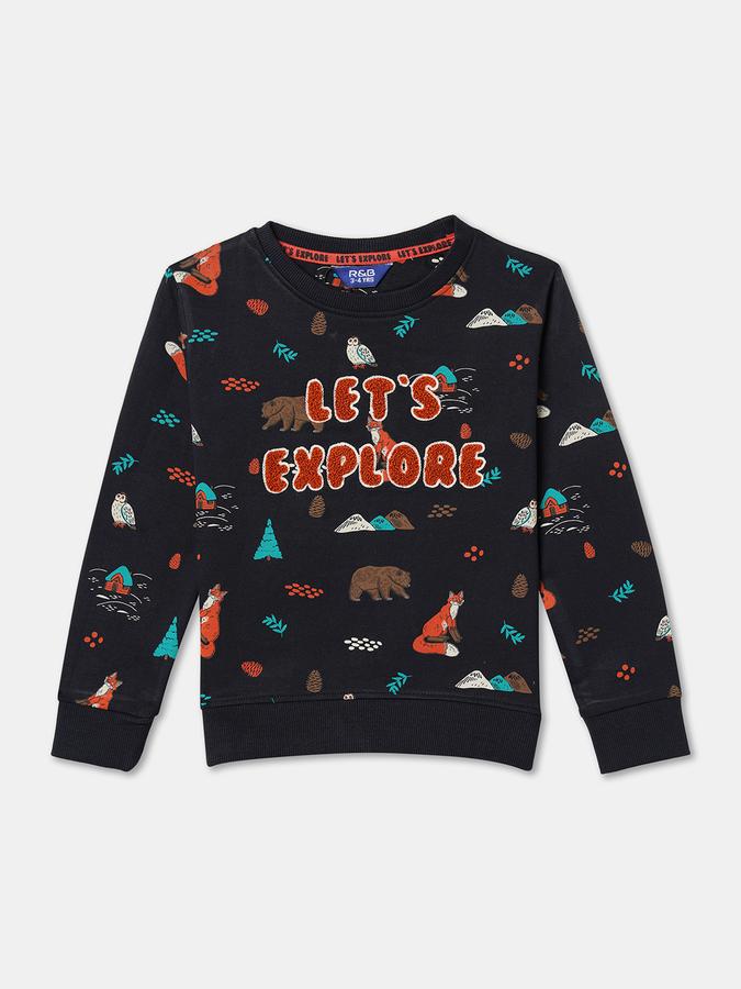 Boys All Over Printed Casual Clothing Sets image number 2