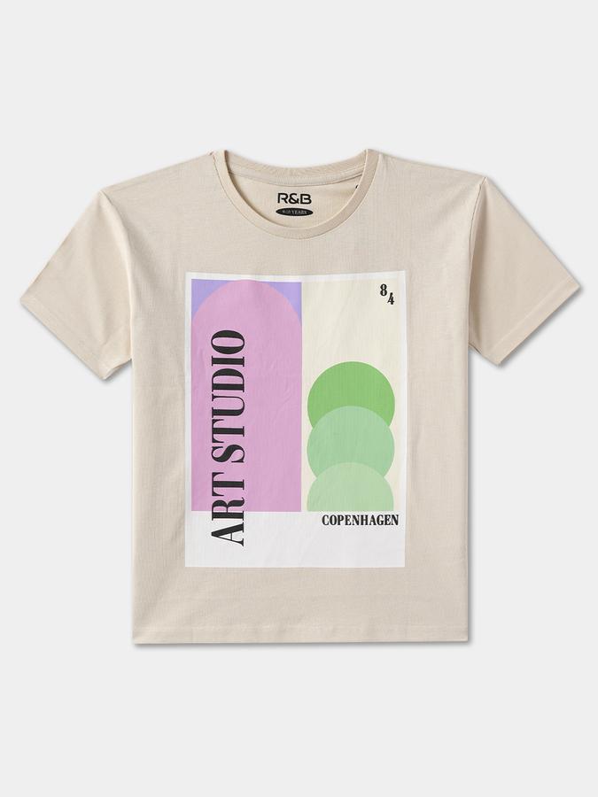 Girls Regular Fit Short Sleeve Crew Neck T-Shirt