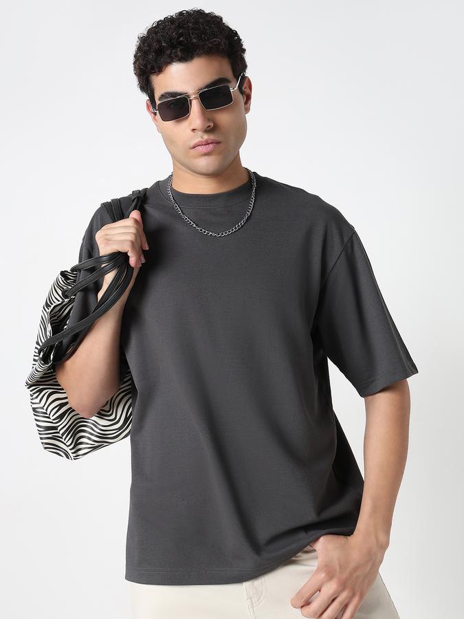 Solid Men Round Neck T-Shirt 