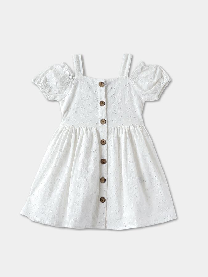 Girls Solid Dress