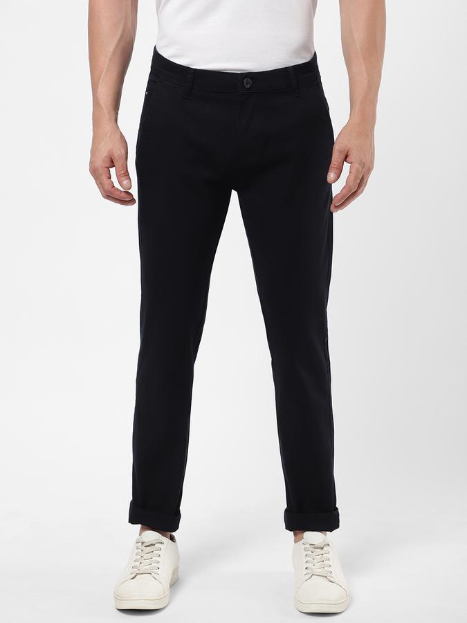 R&B Blue Men Casual Trousers image number 0