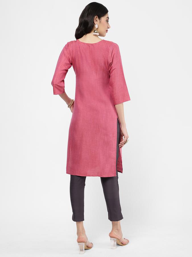 R&B Women Pink Kurtas image number 2