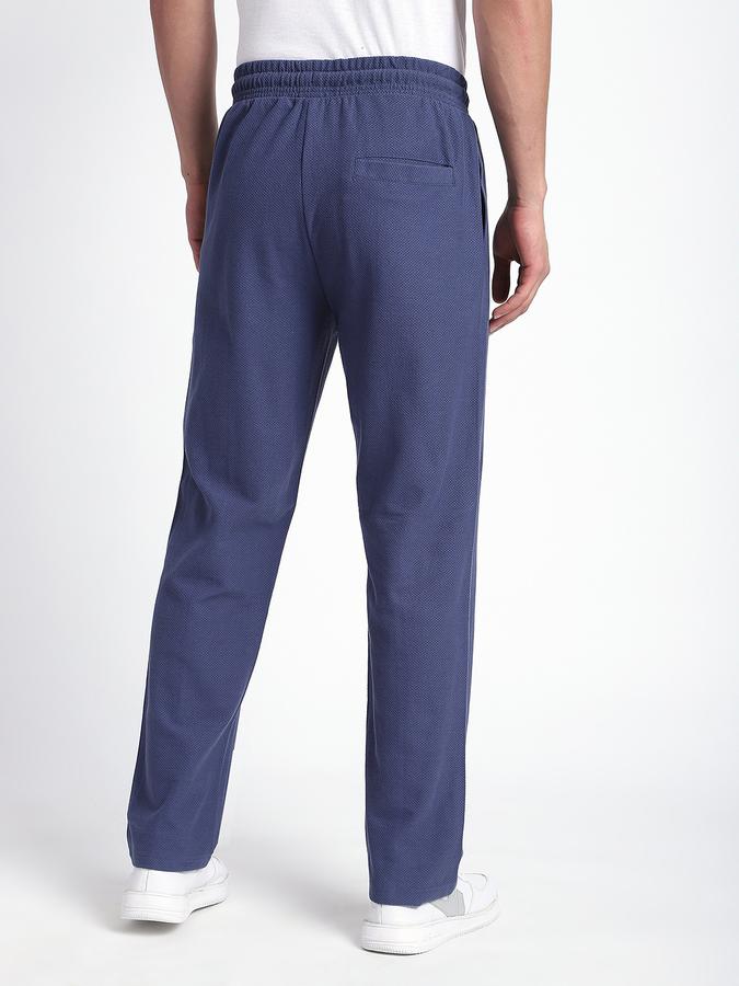 Men Cotton Regular Fit Drawstring Pintuck Joggers Pants