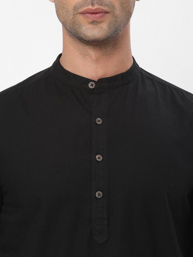 R&B Men's Solid Shirt With Single Pocket image number 3