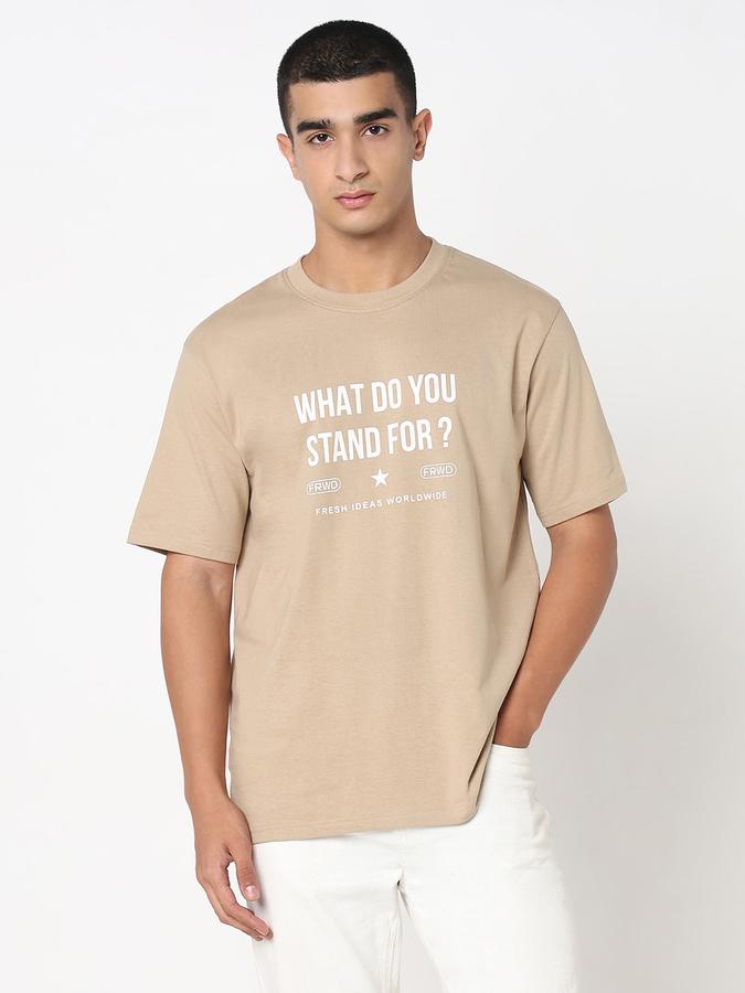 MENS Short Sleeves CREW NECK GRAPHIC TEES- RELAX FIT image number 1